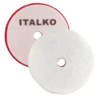 Italko Polierschwamm 150 mm Klett Rot mit Fell
