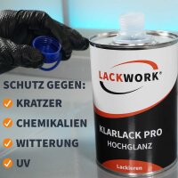LACKWORK Klarlack Pro Hochglanz 1,5 L Set