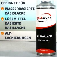LACKWORK 2K Klarlack Hochglanz Spr&uuml;hdose 400 ml