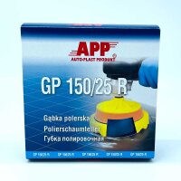 APP Polierschwamm gewaffelt universal 150 mm Klett Blau