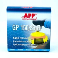 APP Polierschwamm gewaffelt universal 150 mm Klett Gelb