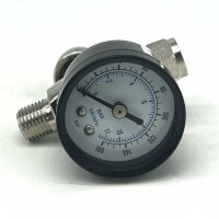Druckluftmanometer mit Regler "1/4"