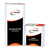 LACKWORK 2K Klarlack Pro Hochglanz Sets