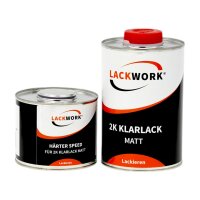 LACKWORK 2K Klarlack Matt 1,5 L Set