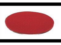 St&uuml;tzteller D&uuml;nn f. Poliermaschine Klett 125 mm M14 rot/schwarz